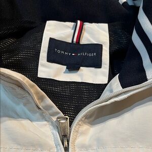 Tommy Hilfiger dark navy/blackish and White Zip-Up Jacket with hood
